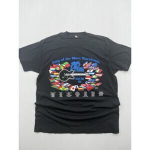 Vintage 1993 BB King of Blues Shirt Worldwide Tour Front Graphic XL